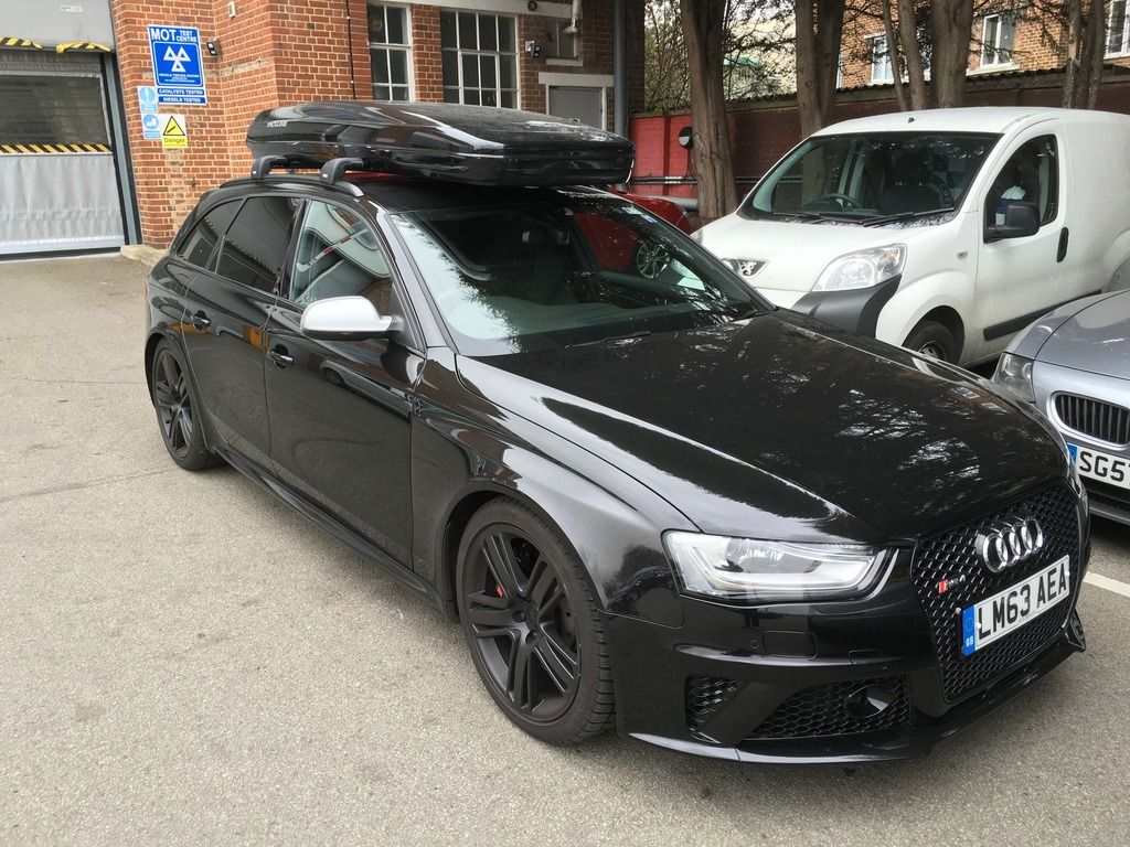 SOLD Thule Wing bars (A4 B8), Packline roofbox Forum